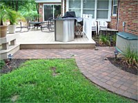 Paver and Raised Patios