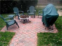 Paver and Raised Patios